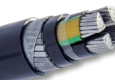 a close up of a close up of a cable cord Kabel Metal Indonesia