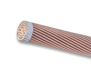 a close up of a copper colored cable wire with a copper colored wire Kabel Metal Indonesia
