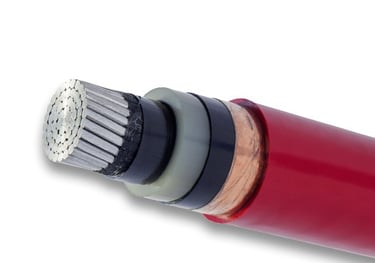 a close up of a close up of a cable with a cable Kabel Metal Indonesia