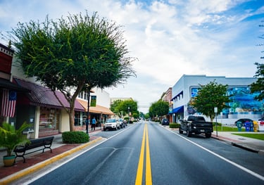 Commercial pressure cleaning in Downtown/ Historic Marion District Lake City Florida