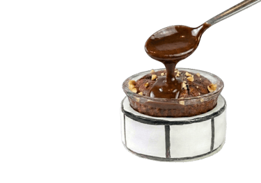 Suflörden Sufle: Callebaut sütlü ve bitter çikolatalı Nutella dolgulu akışkan sufle