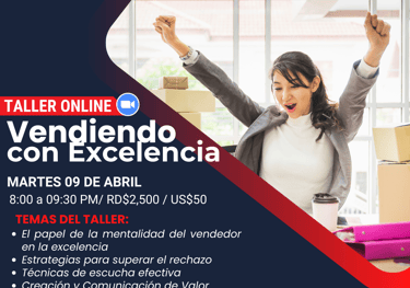 Taller online vendiendo con excelencia