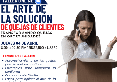 Taller el arte de la solución de quejas de clientes 