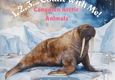Canadian Arctic Animals Counting for kids book