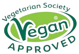 Vegetarian society Vegan approved.