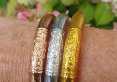 thong Yaï les 3 couleurs rose gold, silver,gold