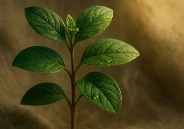 `elemento-natural-bemestar-folha-realista.