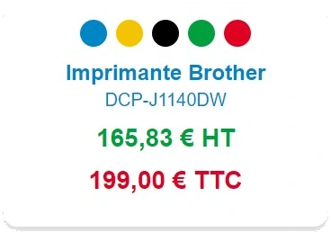 Brother DCP-J1140DW prix