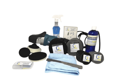 Kit glass tools repair para eliminar las rayas en los vidrios