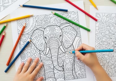 Livro de colorir para crianças - Atividades para crianças de 3 anos, 5 anos, 6 anos, 4 anos, 7 anos