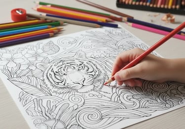 Livro de colorir para crianças - Atividades para crianças de 3 anos, 5 anos, 6 anos, 4 anos, 7 anos