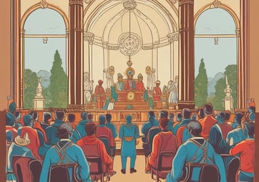 a man riding a skateboard down a street next to tall buildings