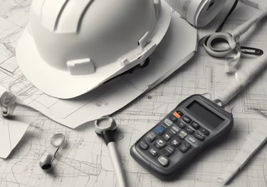 white and blue concrete 4-storey building