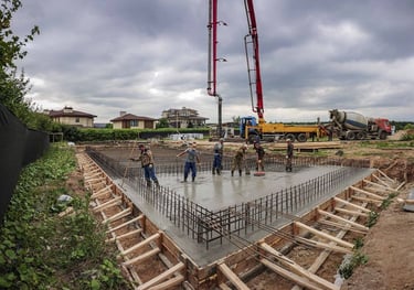 temel ve beton işleri, radye temel uygulamaları, betonarme çözümleri