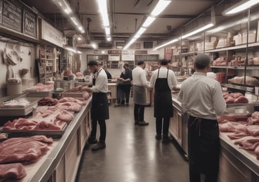 white and black abstract painting