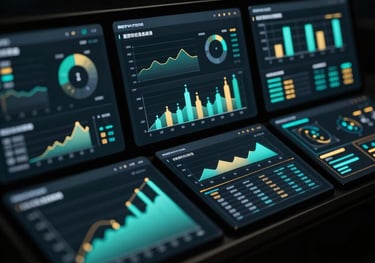 A curved facade covered in white latticework