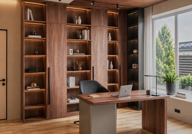 Bespoke home office and fitted storage furniture