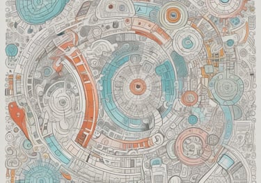 white and black abstract painting