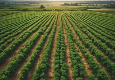 A curved facade covered in white latticework