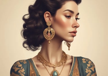 A curved facade covered in white latticework