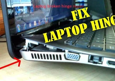 TOSHIBA LAPTOP HINGE REPAIR