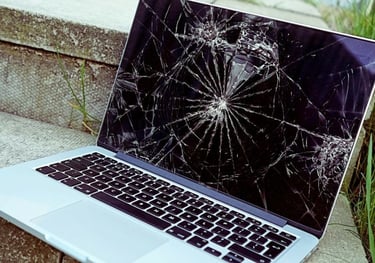 Macbook broken screen