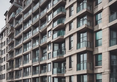 worm's-eye view photography of concrete building