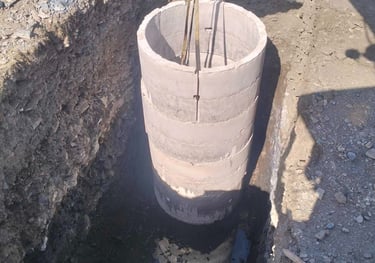 Τοποθέτηση στεφανιών σε βόθρο