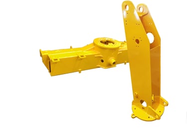 The effect of painting the structural parts of truck-mounted cranes