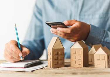 Image symbolisant le calcul de valeur locative pour une villa