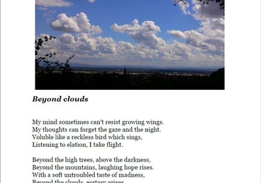 Beyond Clouds - Images and Syllables by Ormulyce