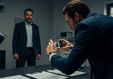 man holding a phone