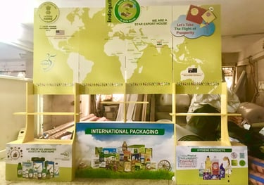 quality print, digitally cut exhibition booth