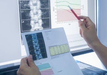 Analyse densité osseuse ostéoporose Constantine compte rendu DEXA