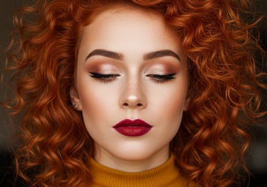 Glamour makeup