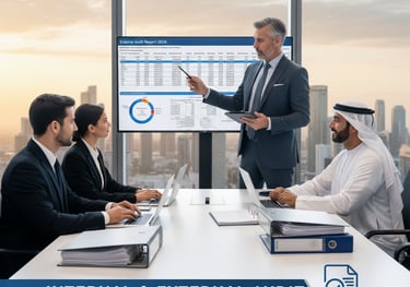 التدقيق الداخلي والخارجي