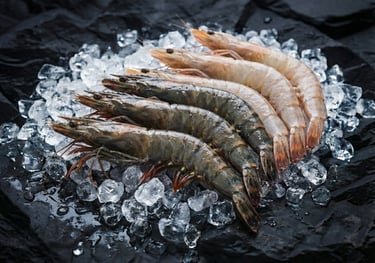 Frozen White Prawns/White Shrimp Black Tiger Prawns/Black Tiger Shrimp