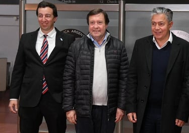 Gobernadores de Río Negro y Neuquén - Alberto Weretilneck y Rolo Figueroa