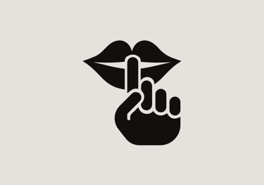a person holding a finger up to their finger