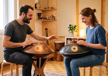 invata handpan lectii private 1 la 1