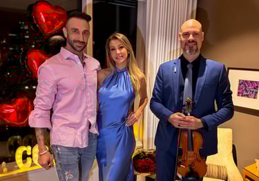 ivan fritzen violinista pedido casamento