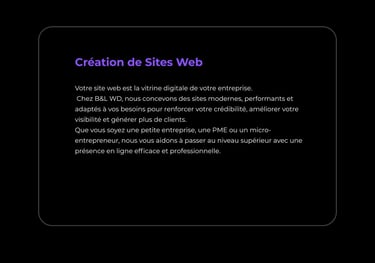 a webpage with a black background and a black background
