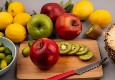 Frutas frescas e saudáveis  opção natural para dieta equilibrada e emagrecimento saudável