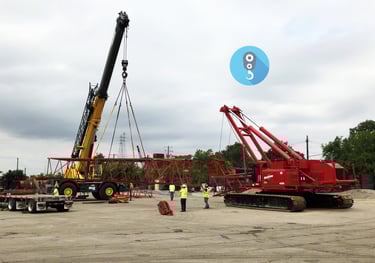 montagem de grua