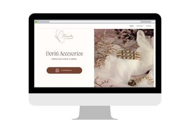 Plantilla editable en Canva de Página Web