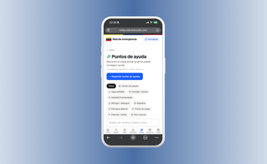 Red de emergencia/Puntos de ayuda 
