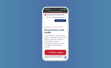 Desaparecidos Terremoto Venezuela