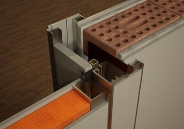 Przykład montażu ukrytych drzwi