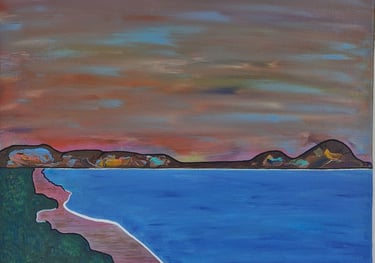 Coastal Reverie, Nigerian Artist in UK