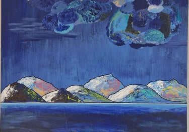 Suspended silence by Yomi Gbamis, Northern Ireland Artist